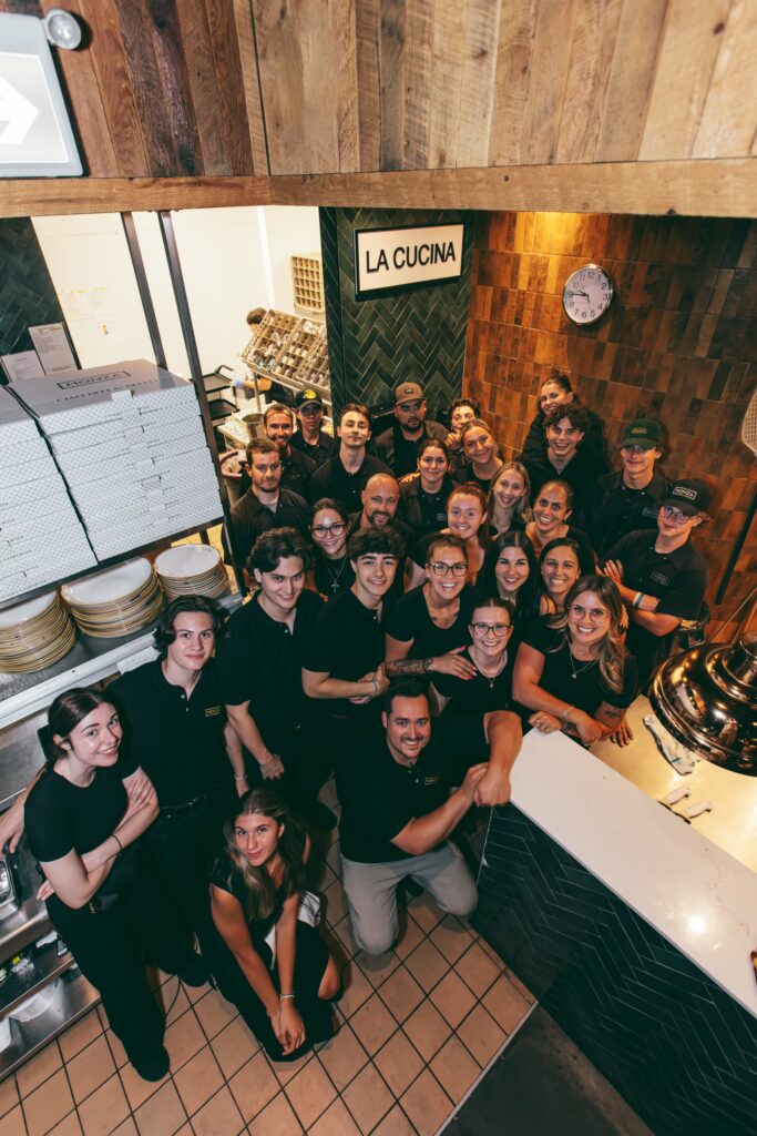 Staff at restaurant